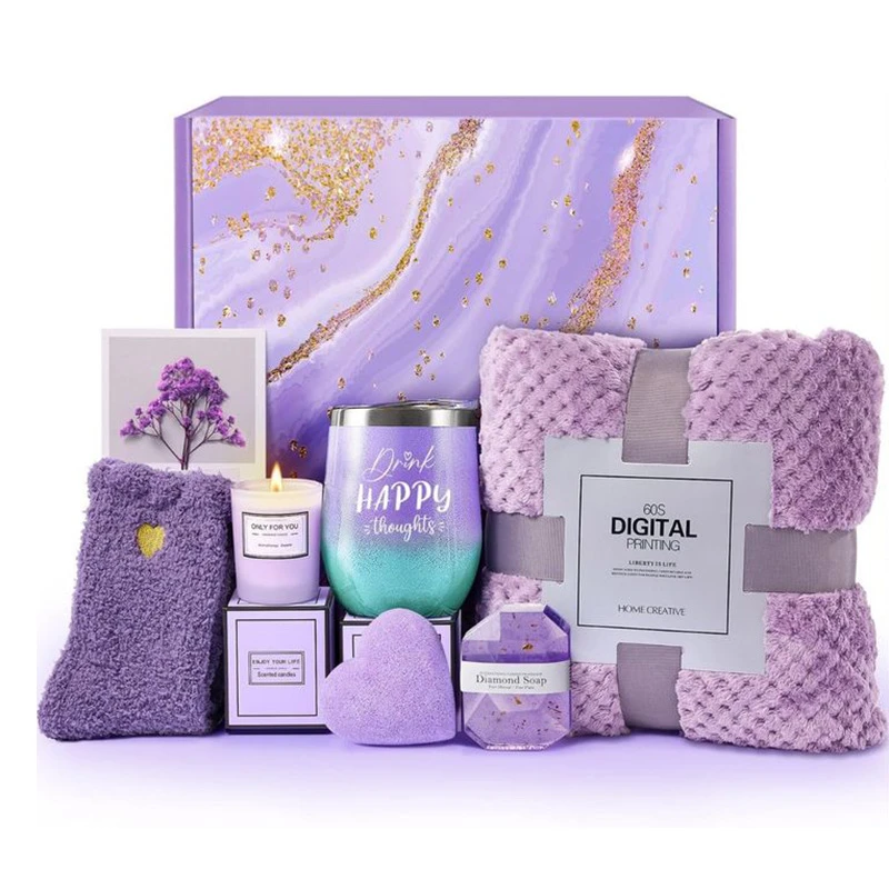 Holidays Travel  Lavender Purple Bath Spa Gift Set