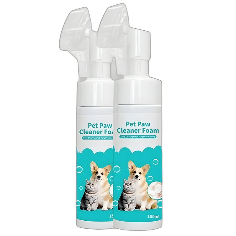 Pet Foot Cleaning Foam Paw Cleaner No Washing Waterless Pet Shampoo