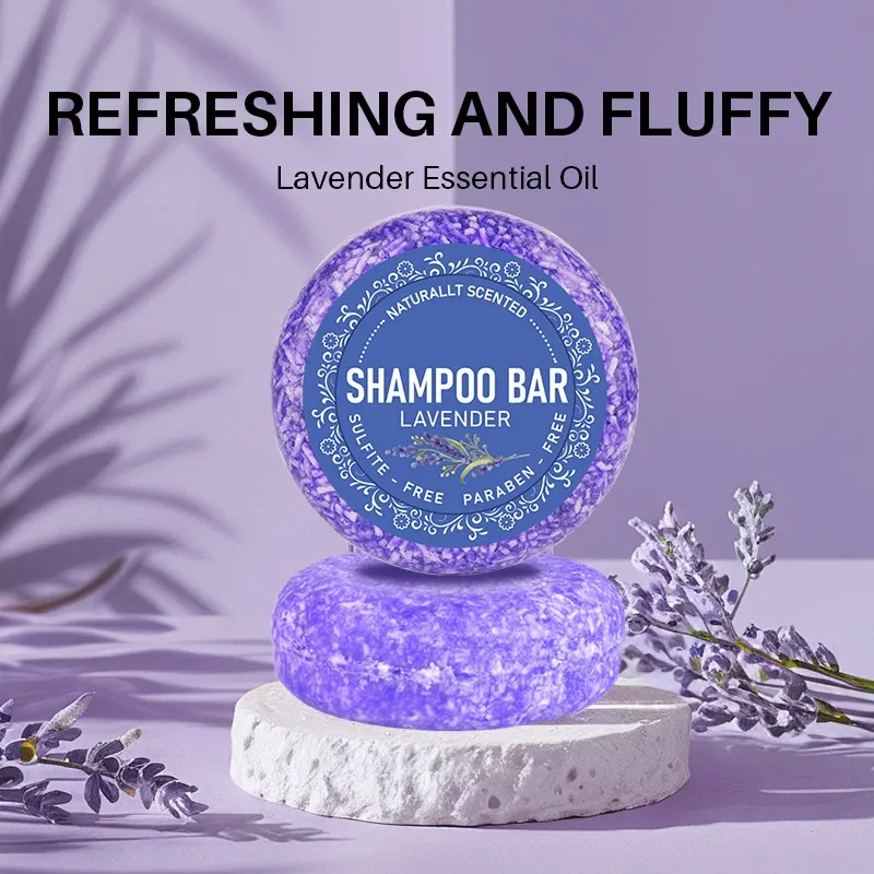 Tin Box Hair Darkening Solid Shampoo Bar Soap